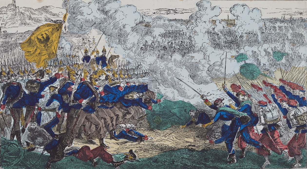 De Slagen bij Champigny en Villiers-sur-Marne, 30 november 1870, 1870-99 door French School