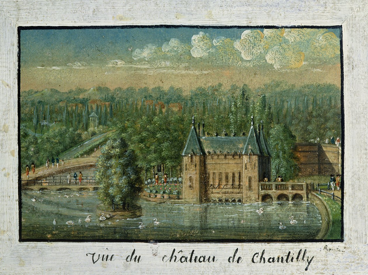 Het Kasteel van Chantilly door French School