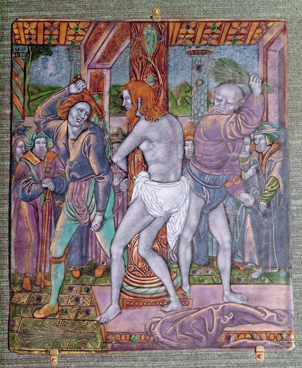 De Geseling van Christus, door Jean I. Penicaud, c.1510 door French School