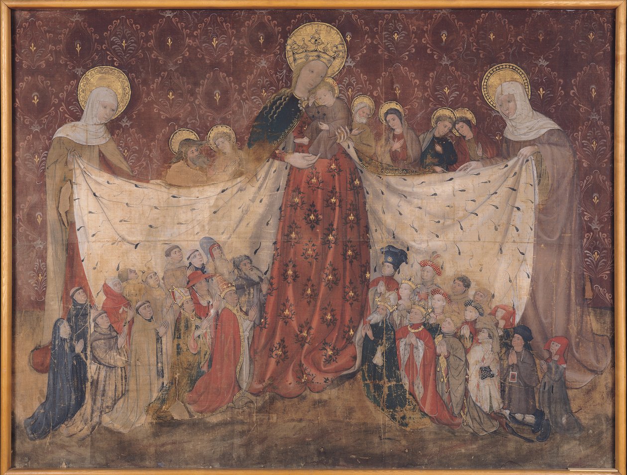 Maagd Beschermer, ca.1417 door French School