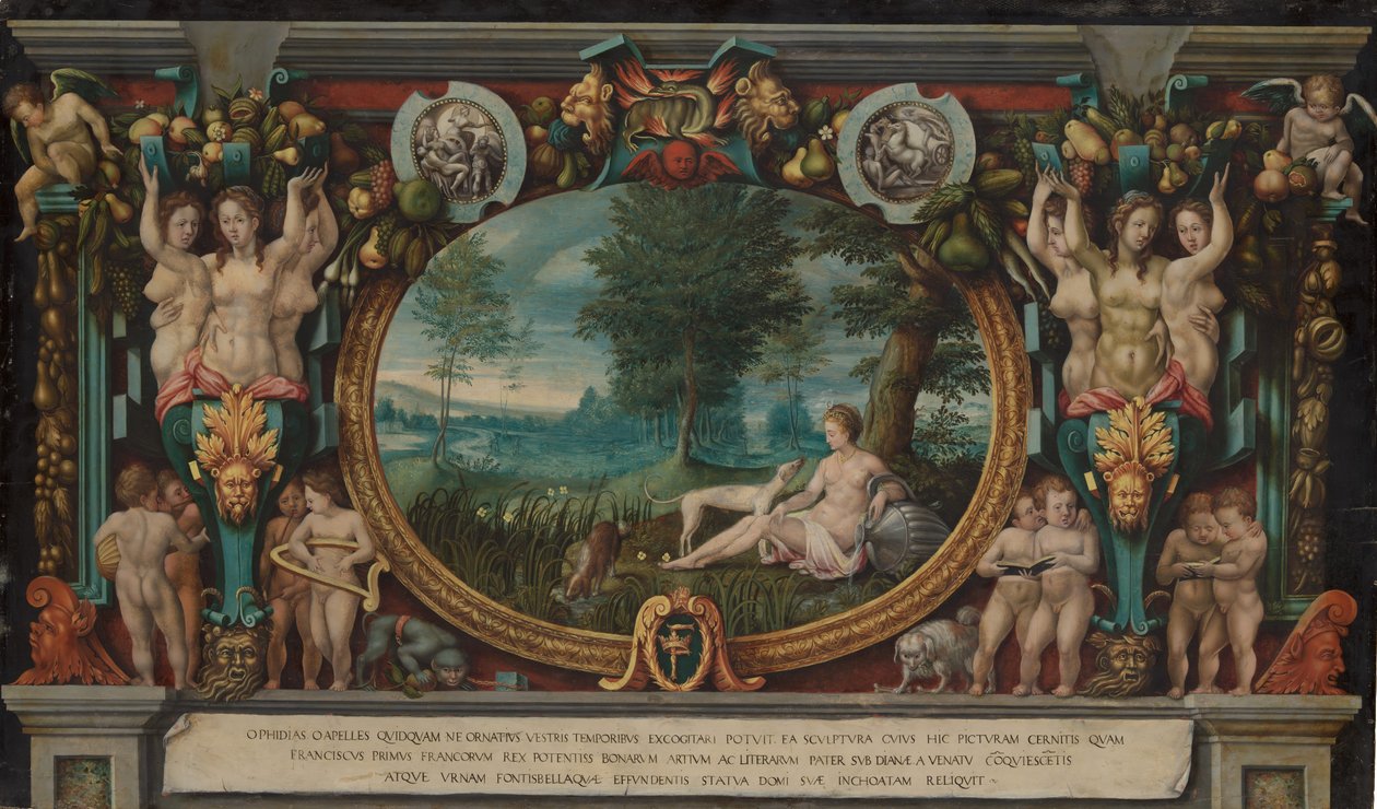 De nimf van Fontainebleau door French