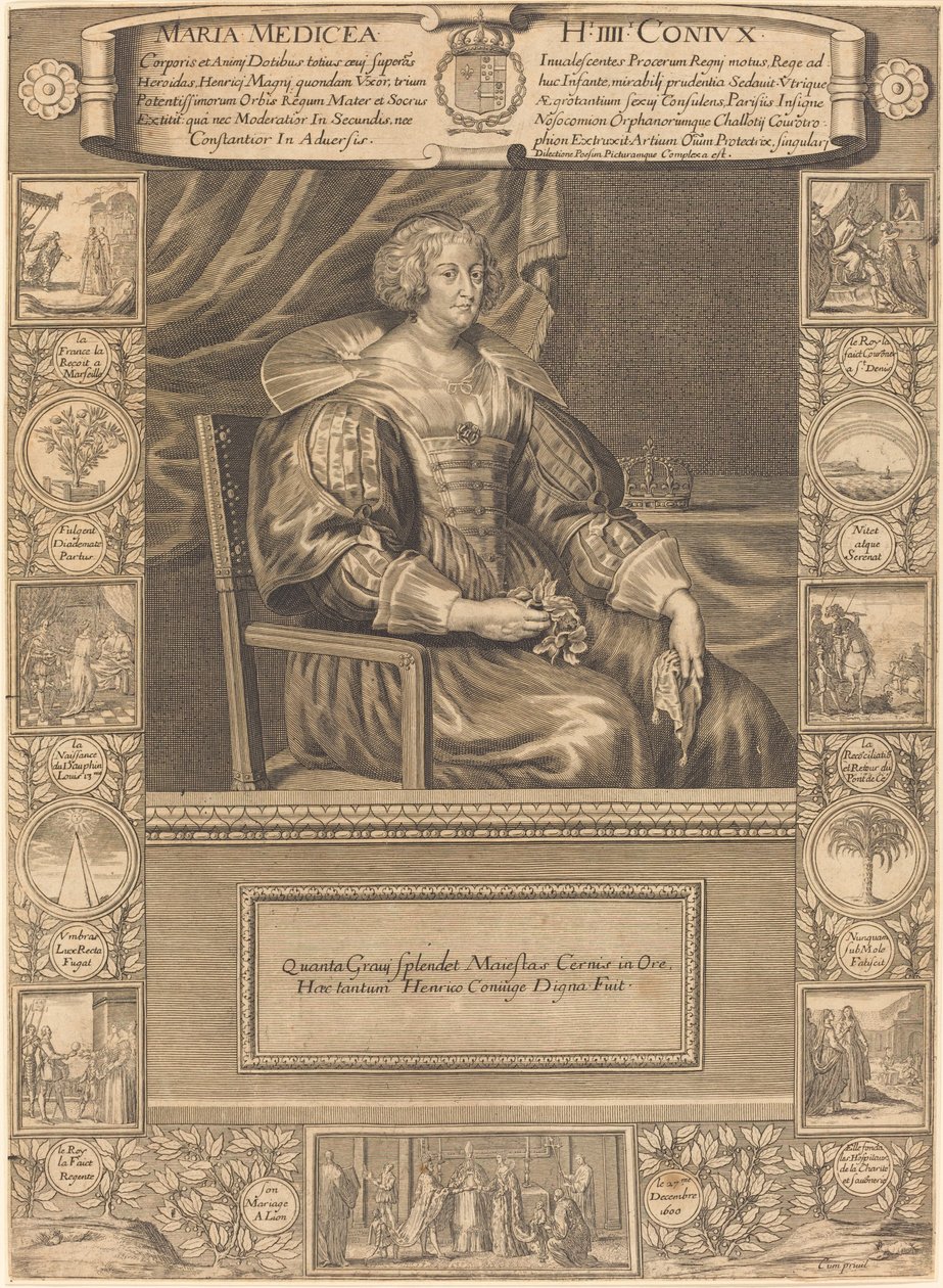 Marie de Medici door French 17th Century