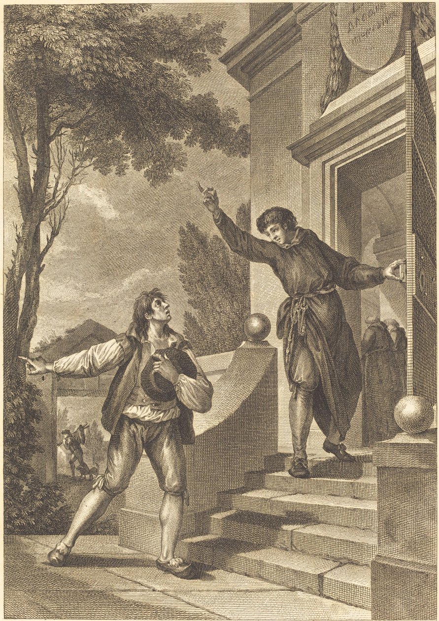 Alix ziek door French 18th Century