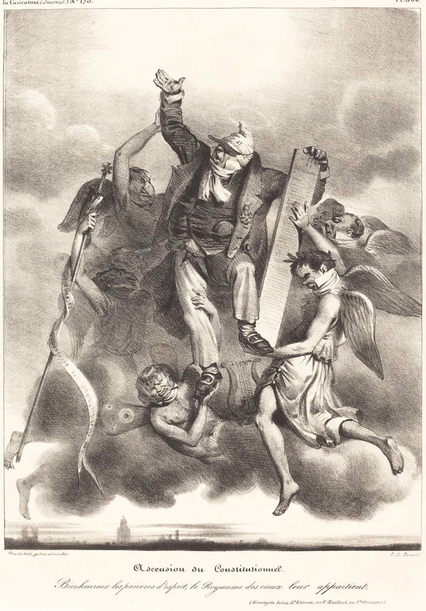 Ascension du Constitutionnel door French 19th Century