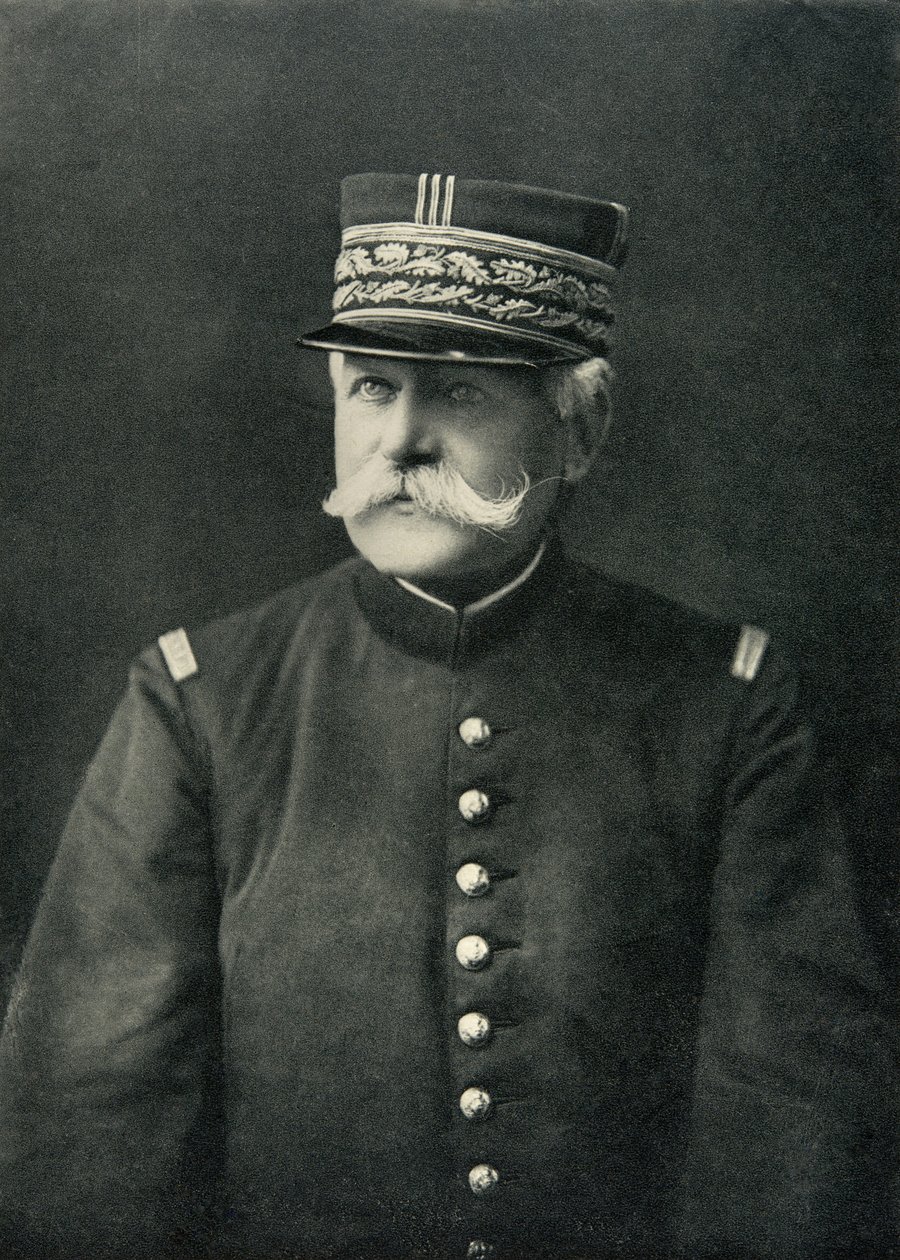 Generaal Maurice Sarrail (1856-1929), 20e eeuw door French Photographer