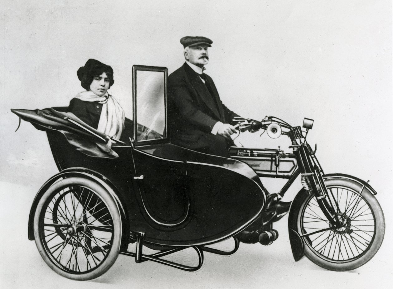 Jouve & Co. zijspan, 1914 door French Photographer