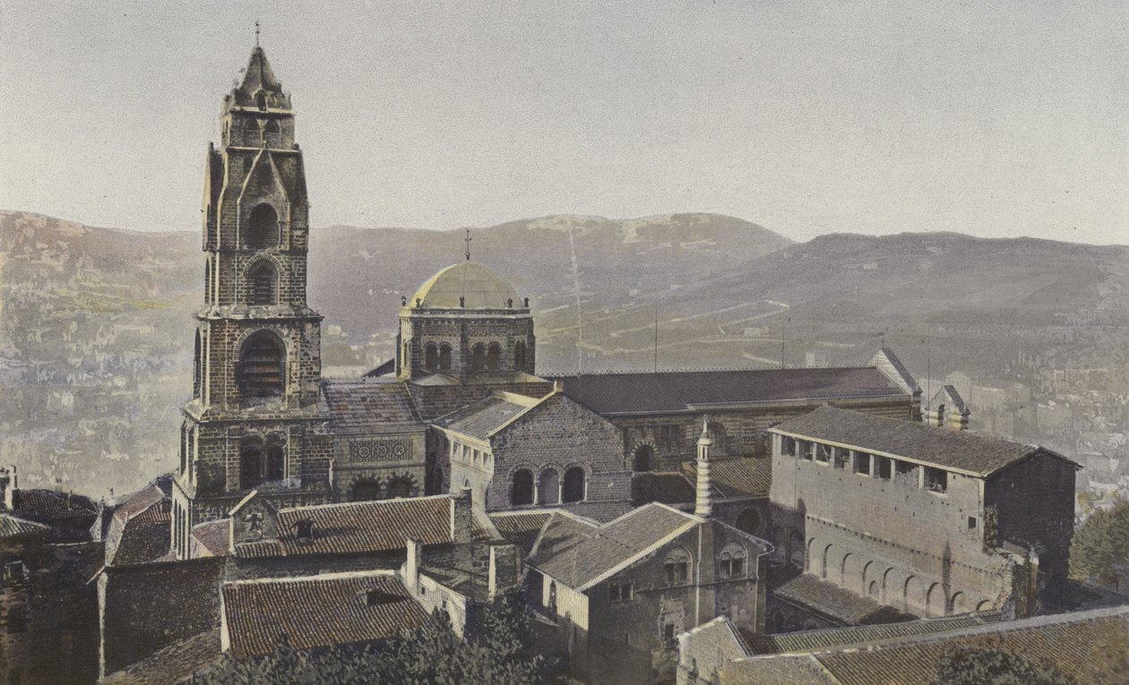 Le Puy, Kathedraal en Klooster, Zuidzijde door French Photographer