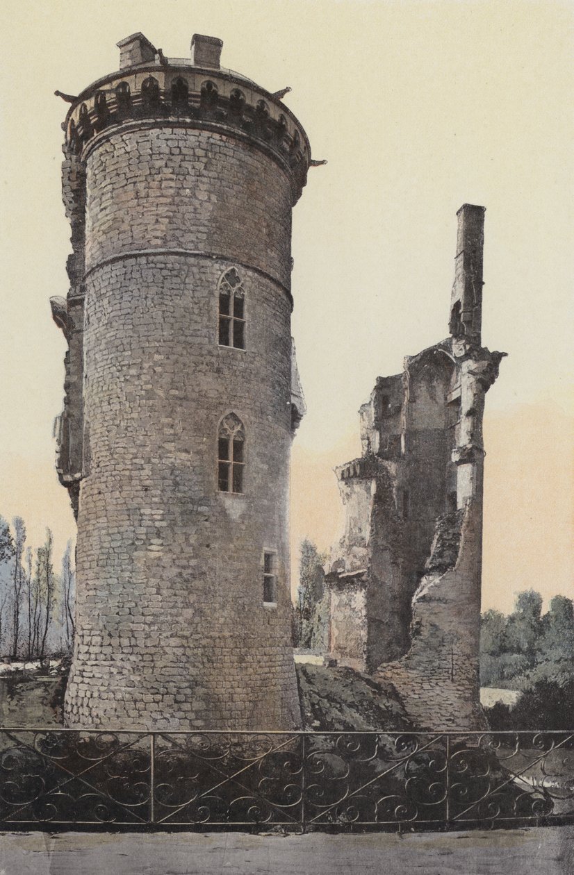 Mehun-sur-Yèvre, Resten van het kasteel, Noordkant door French Photographer