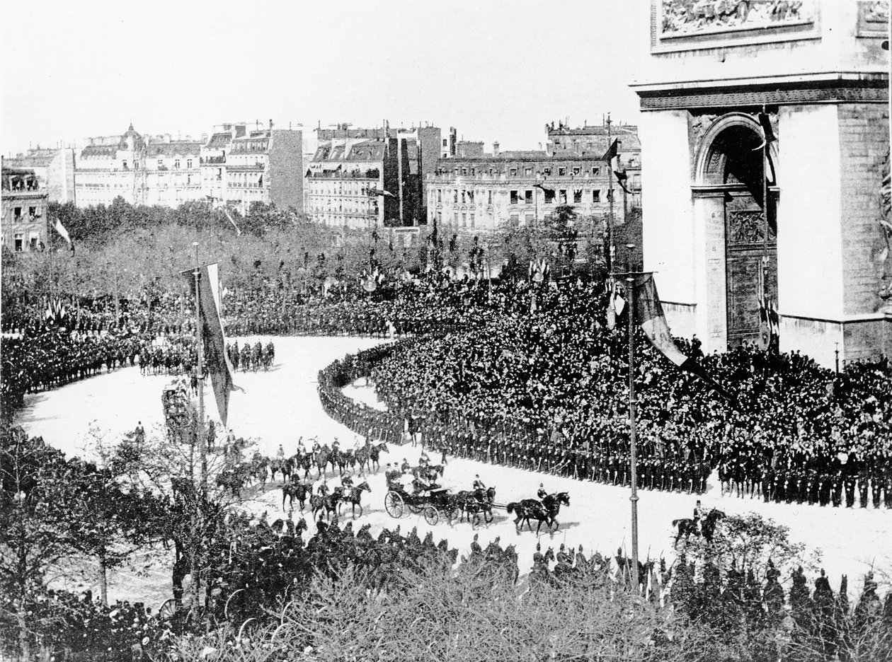Bezoek van Tsaar Nicolaas II aan Parijs, 1896 door French Photographer