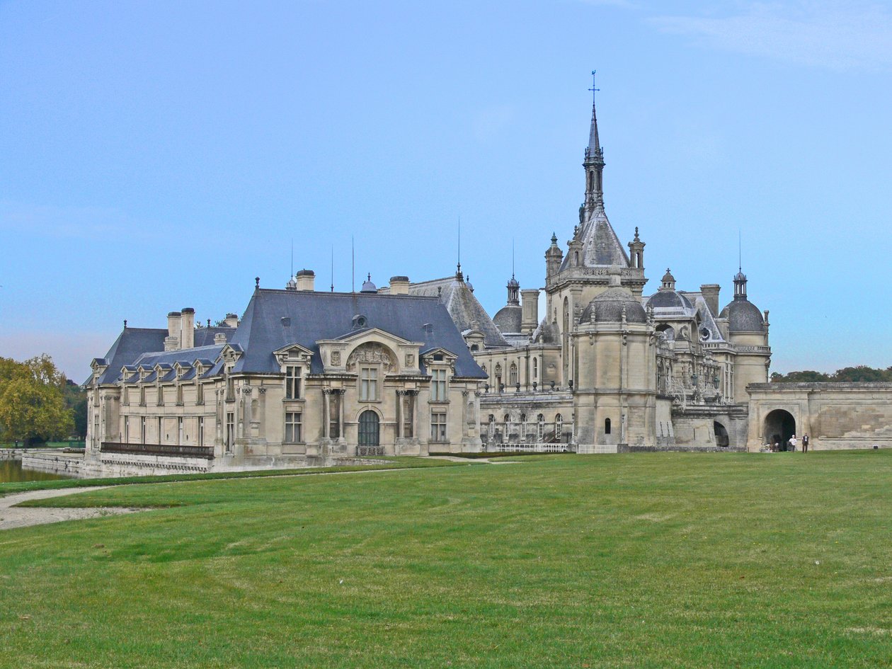 Een uitzicht op het Kasteel door French School