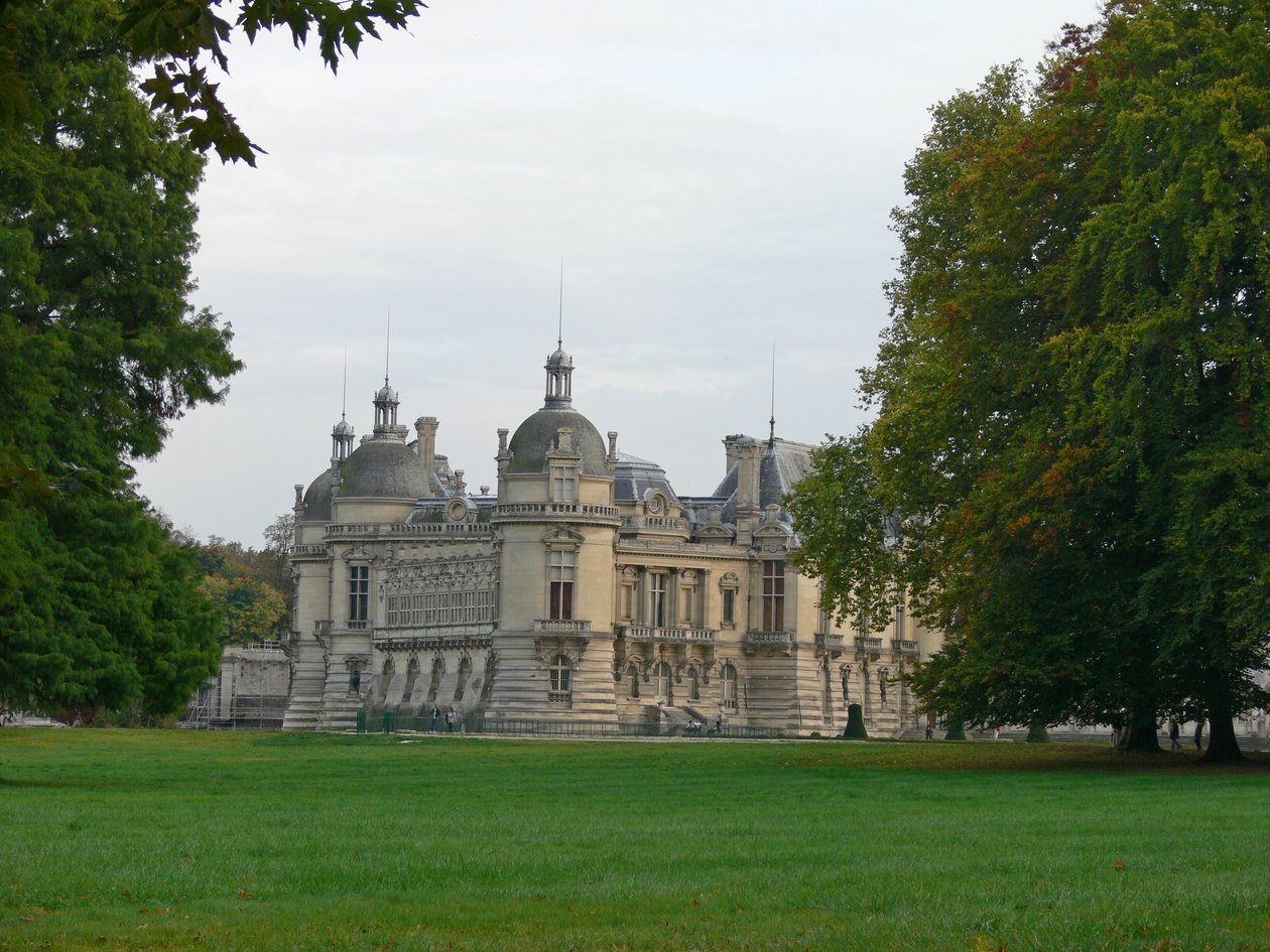 Een uitzicht op het Kasteel door French School