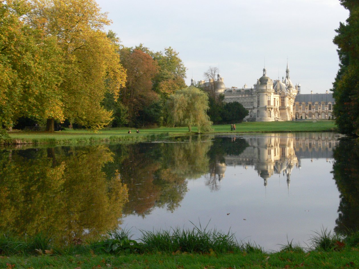 Een uitzicht op het Kasteel door French School
