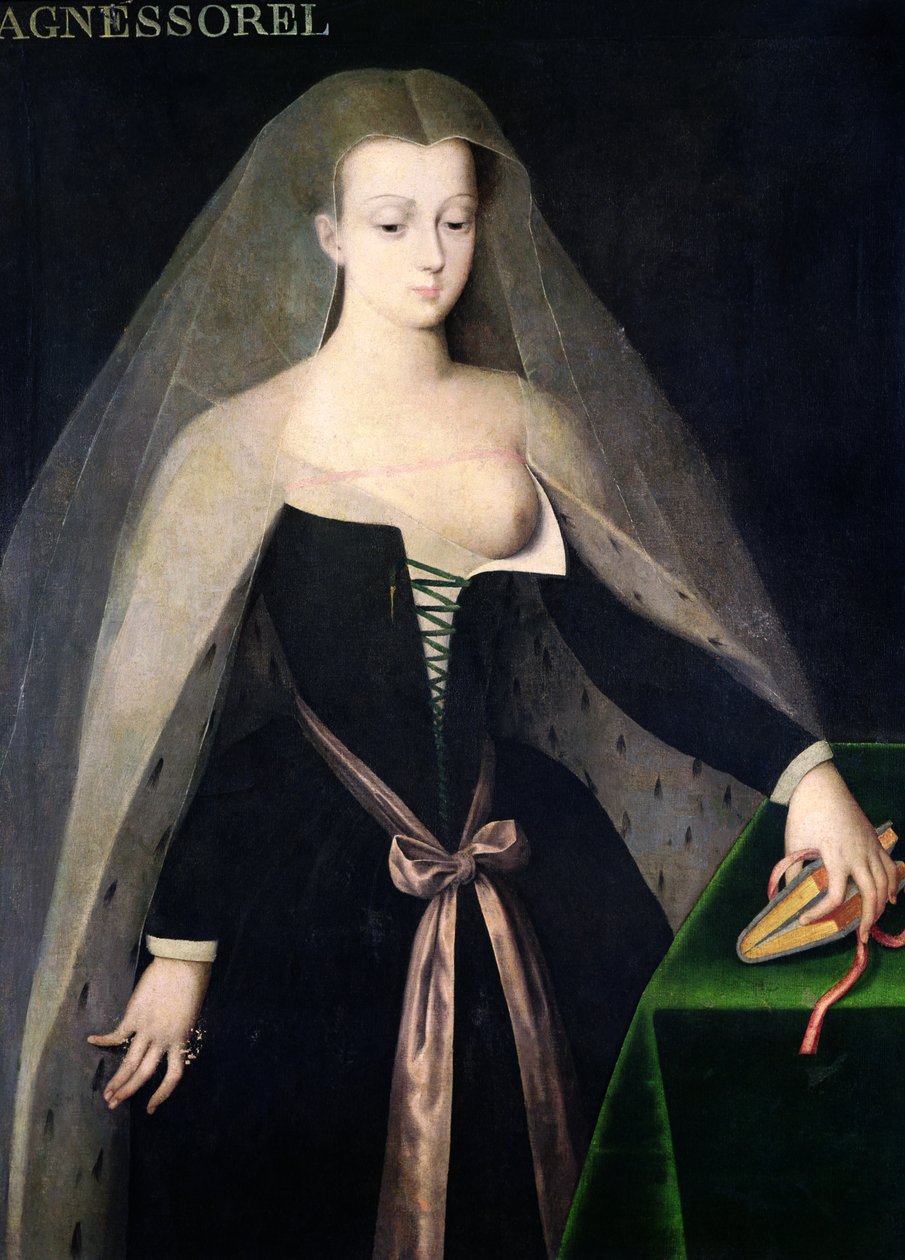 Agnes Sorel (c.1422-50) door French School