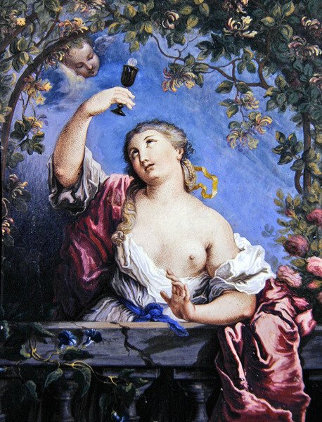 Allegorie van de deugd door French School