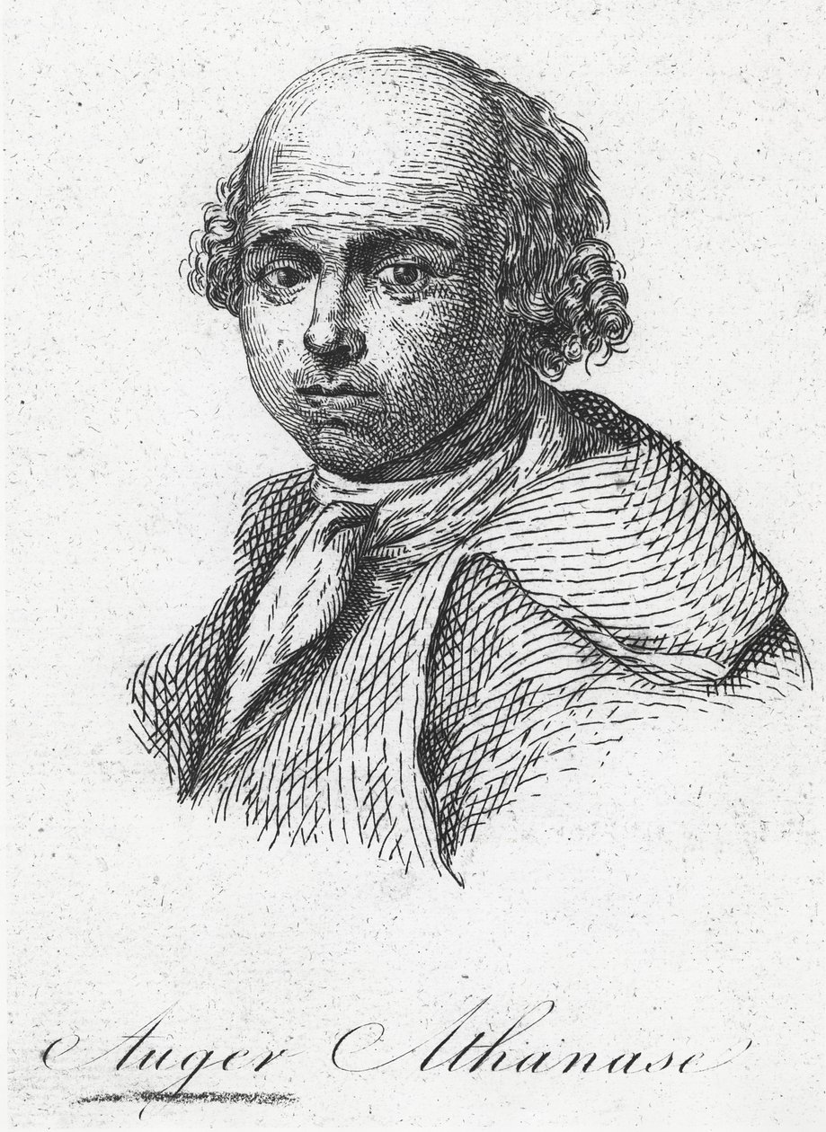 Athanase Auger (gravure) door French School