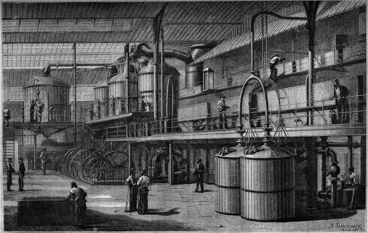 Bietsuikerfabriek door French School