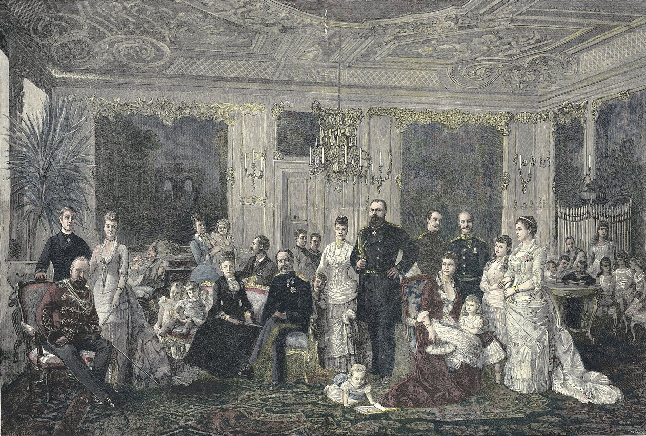 CHRISTIAN IX koning van Denemarken door French School