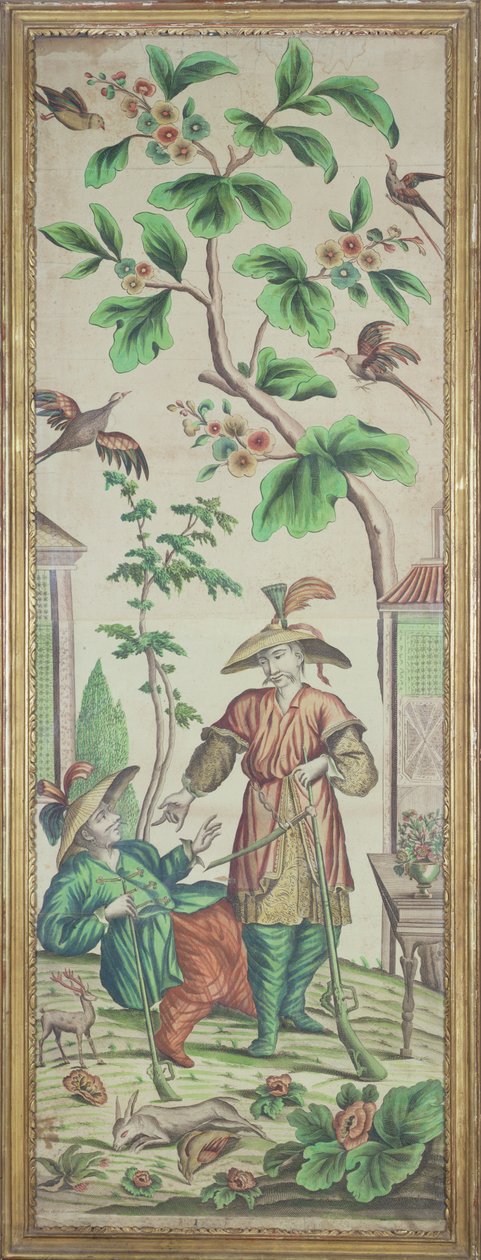 Chinoiserie-behang door French School