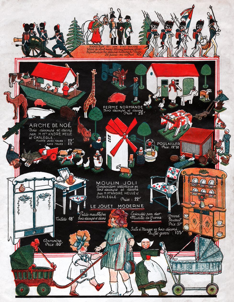 Kerstspeelgoed door French School