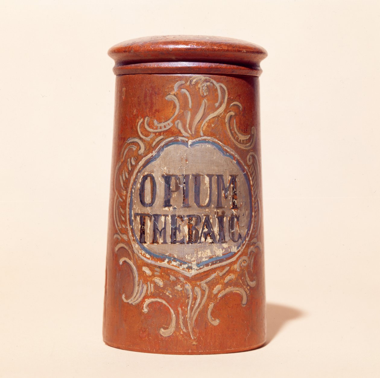Container voor Thebaïsche opium door French School