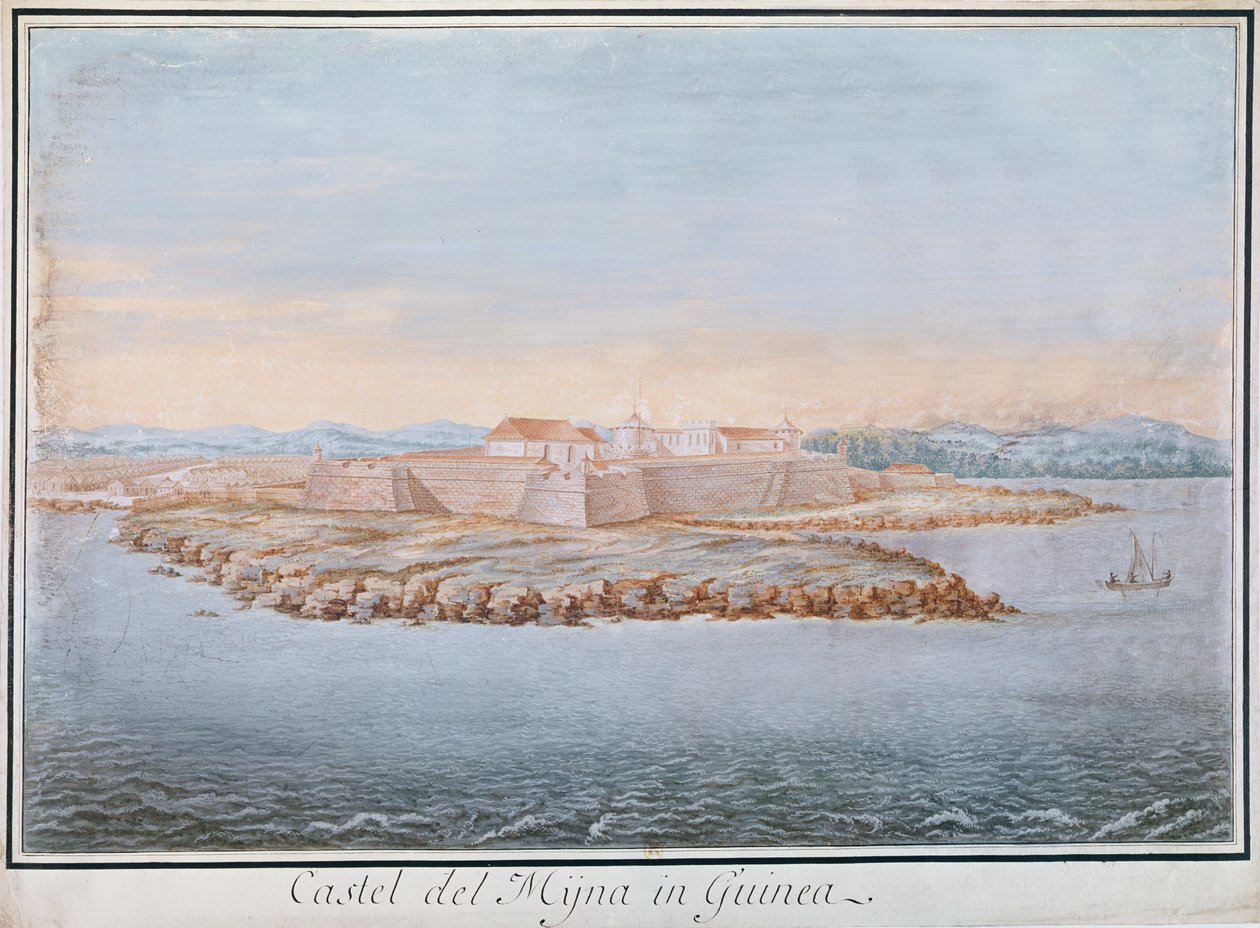 Elmina Kasteel, Guinea door French School