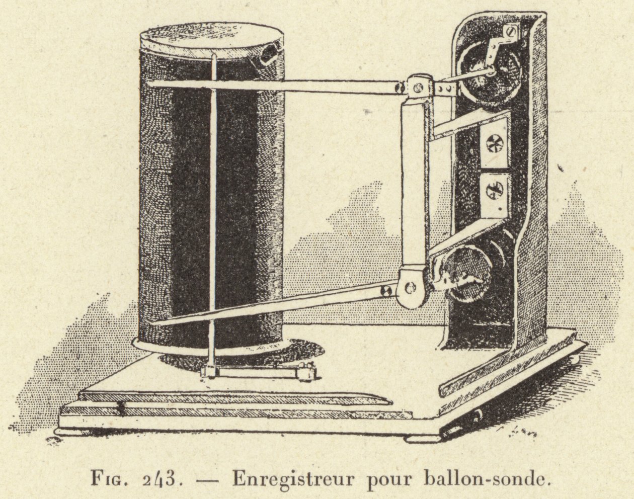 Recorder voor weerballon door French School