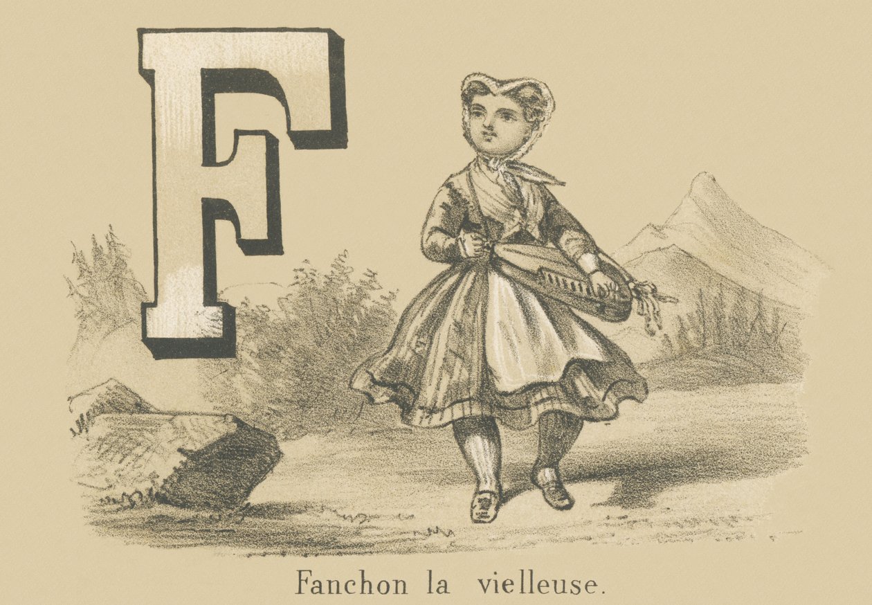F: Fanchon de oude man door French School