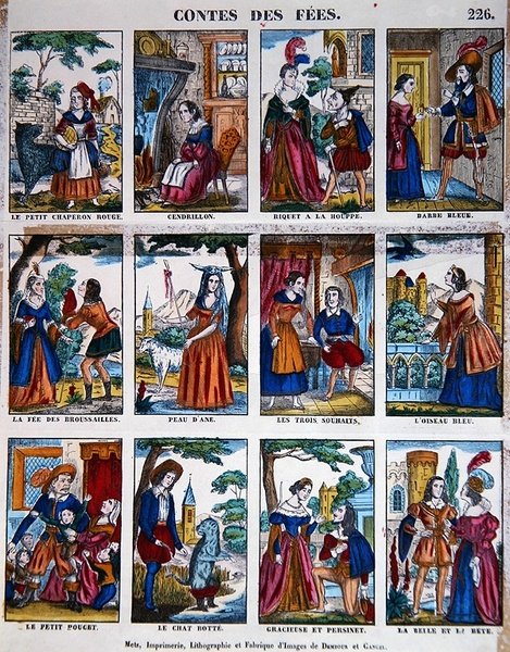 Sprookjes, ca. 1840 door French School