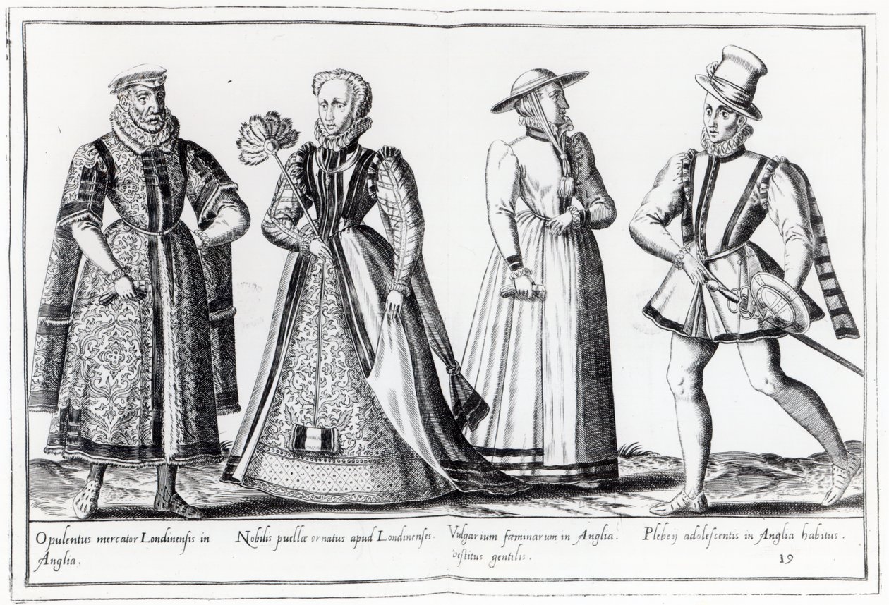 Mode tijdens de Tudor-periode door French School