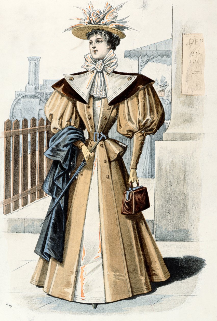 Mode stijl, 1895 door French School