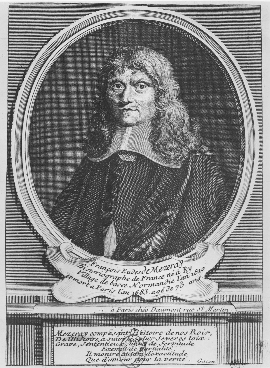 François Eudes de Mézeray (gravure) door French School