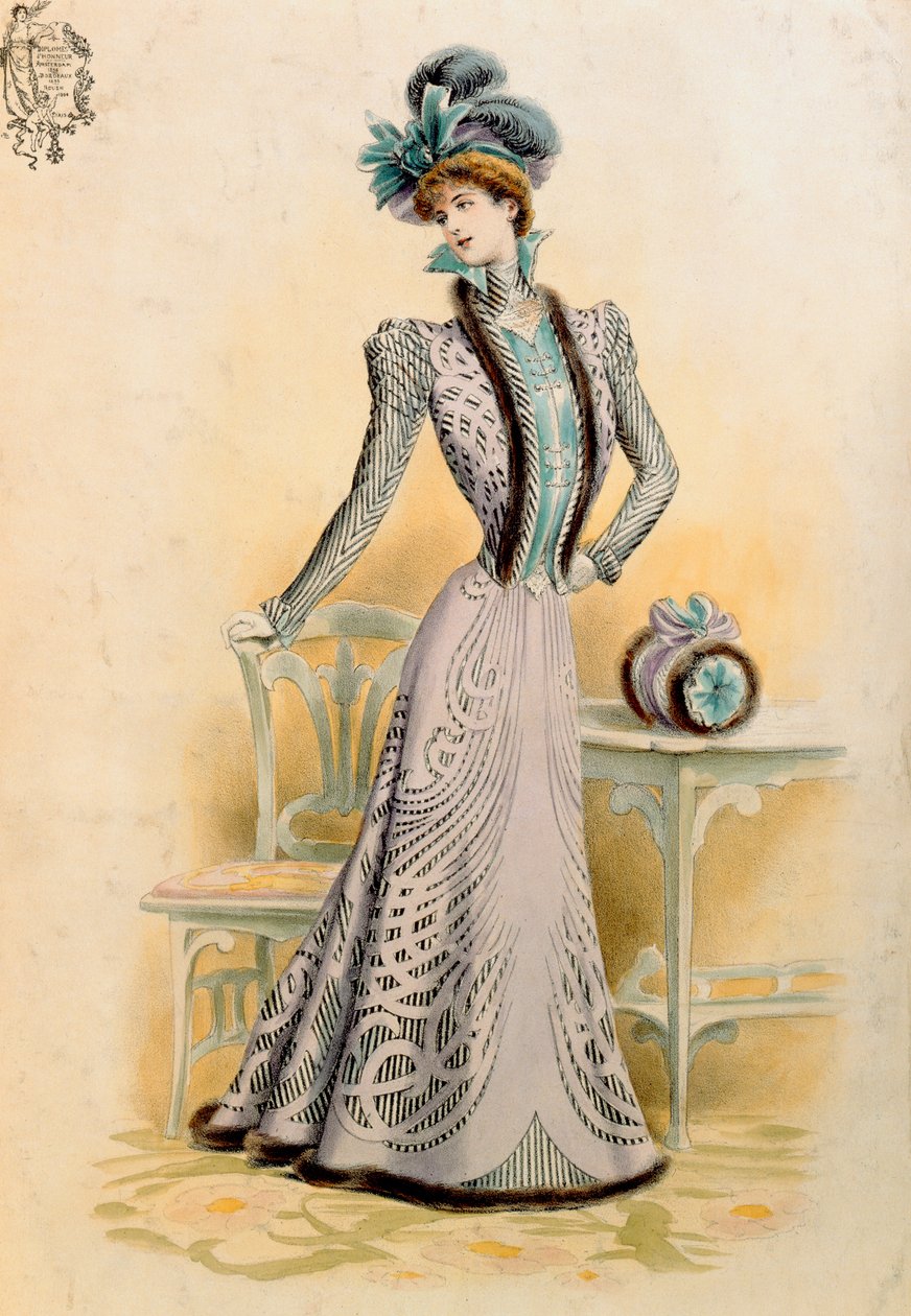 Franse mode, 1899 door French School
