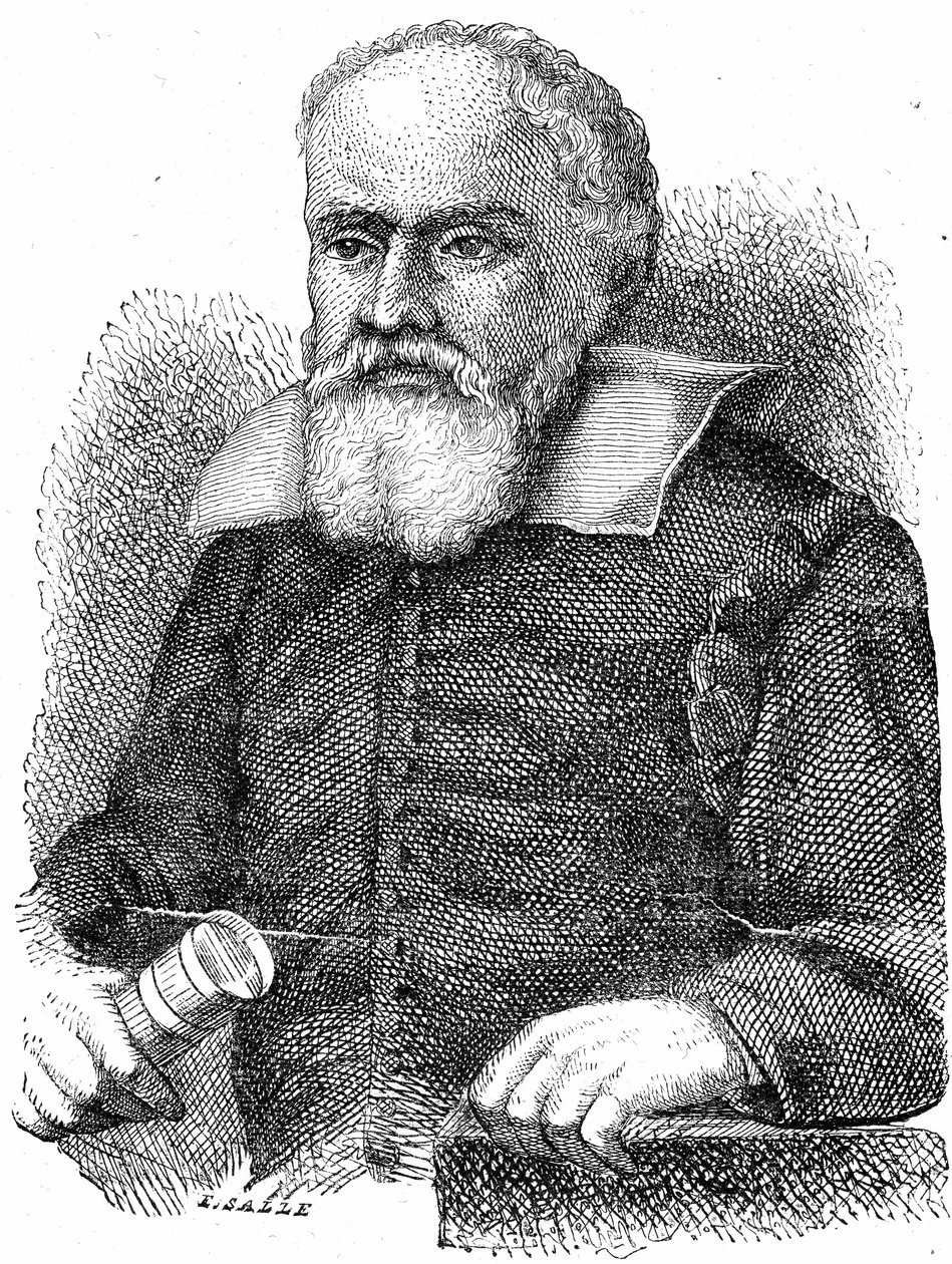 GALILEO GALILEI (1564-1642) (gravure) door French School