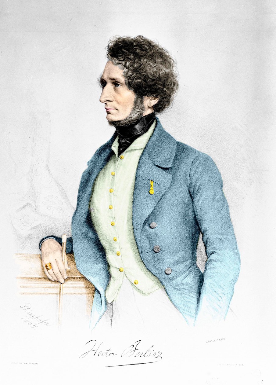 Hector Berlioz door French School