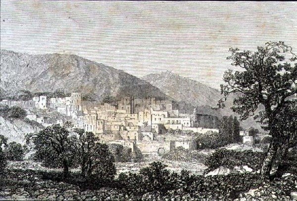 Jeruzalem in de jaren 1860 (gravure) door French School