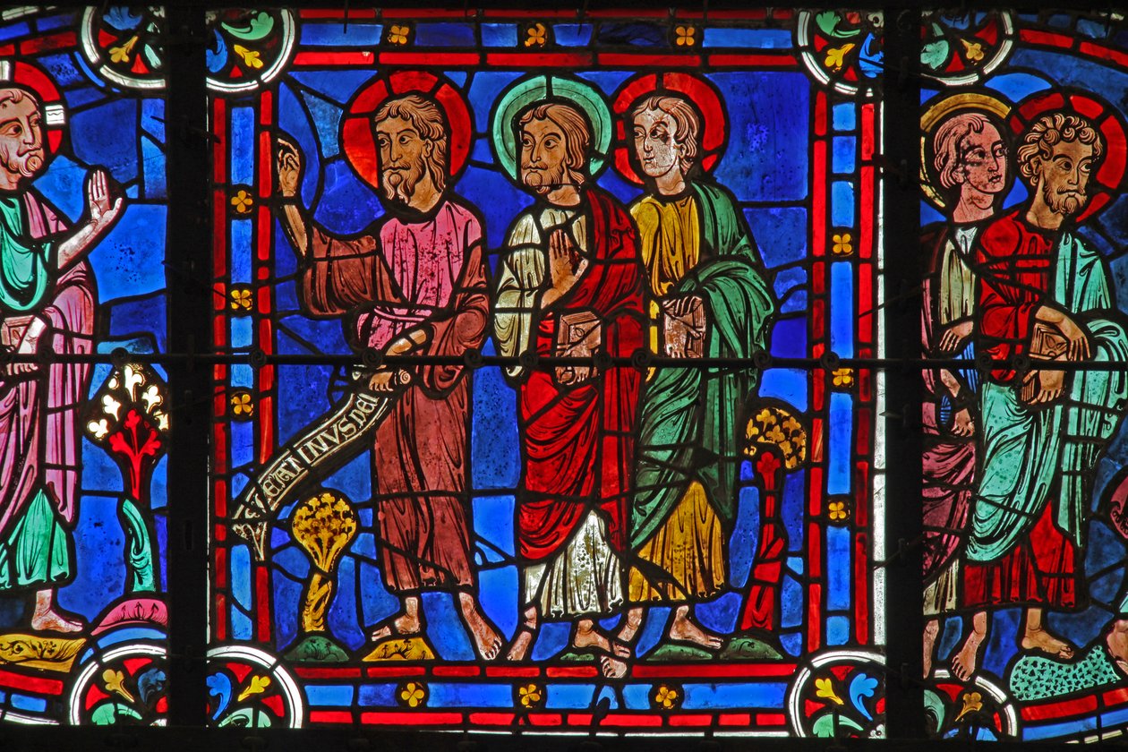 Johannes de Doper met Christus door French School