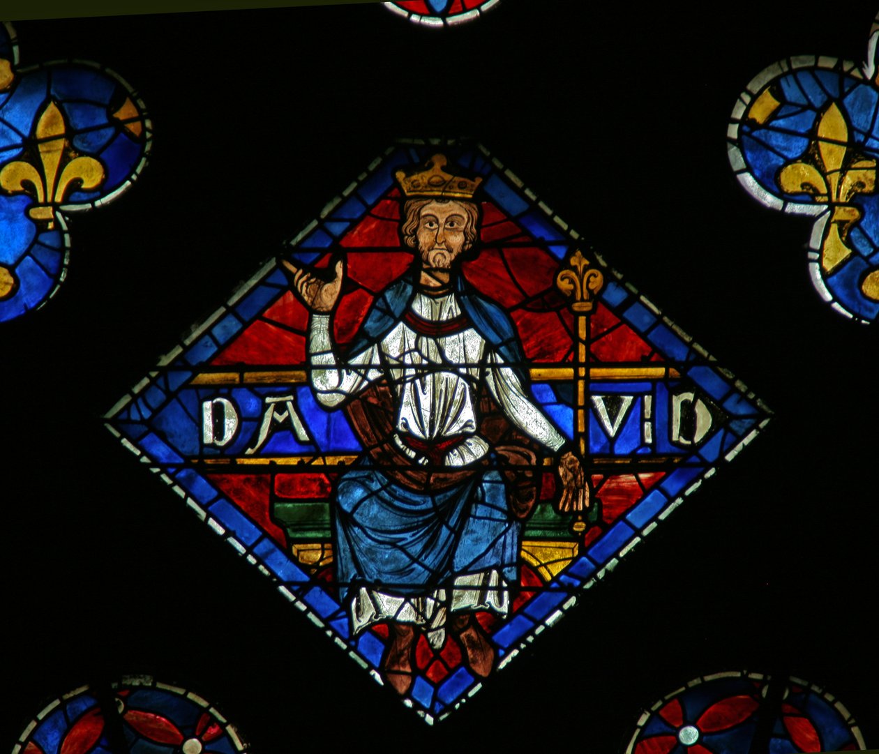 Koning David door French School