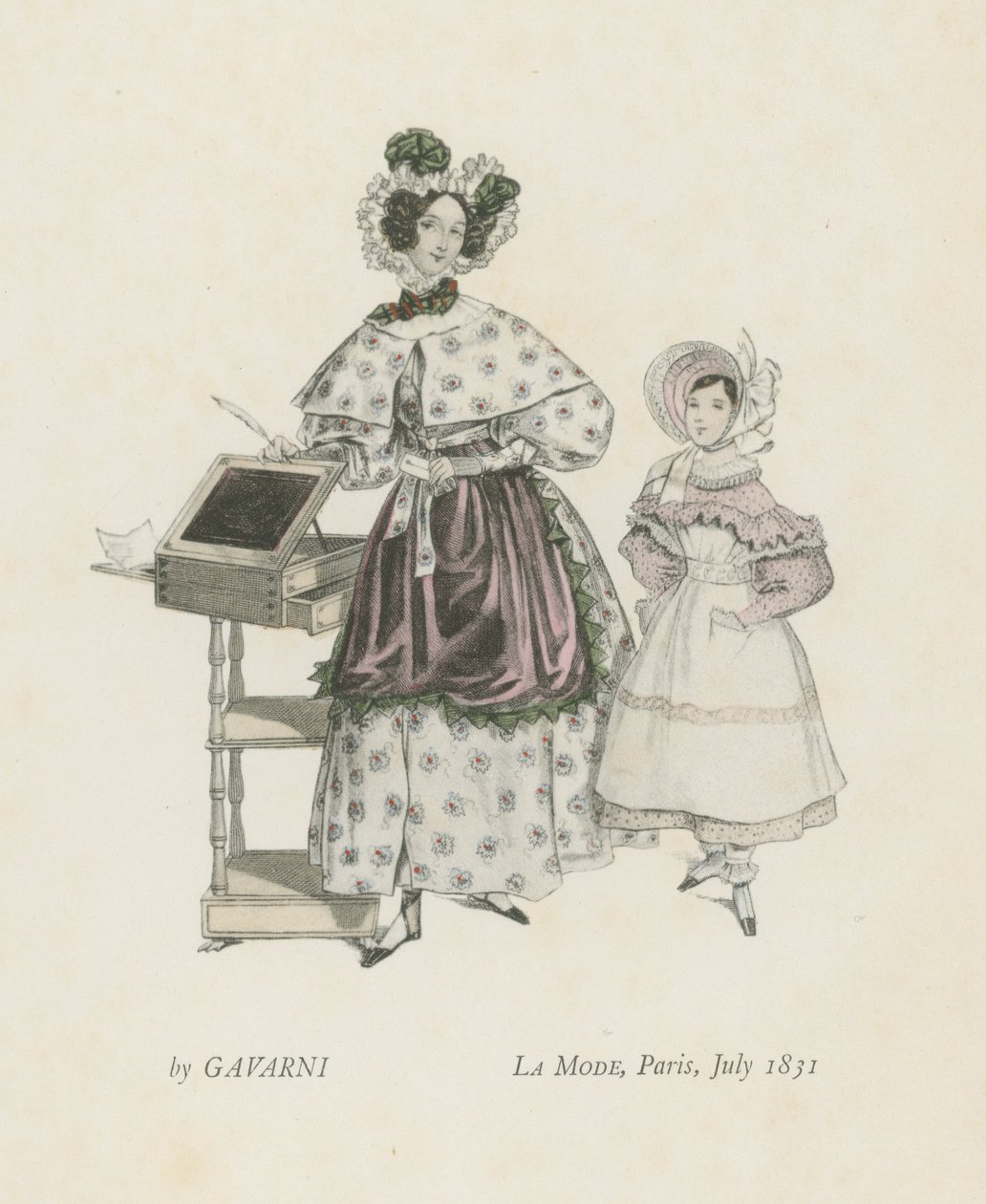 La Mode, Parijs, juli 1831 door French School