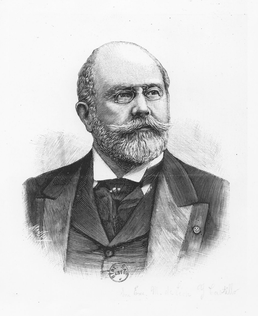 Leon y Castillo (gravure) door French School