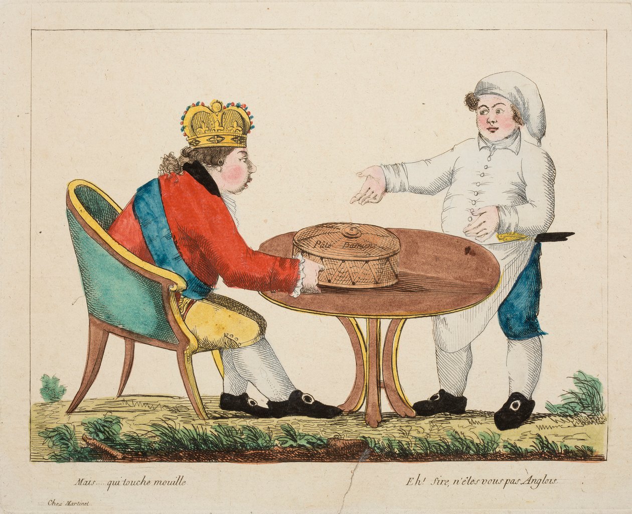 Mais... qui touche mouille, ca. 1803-4 door French School