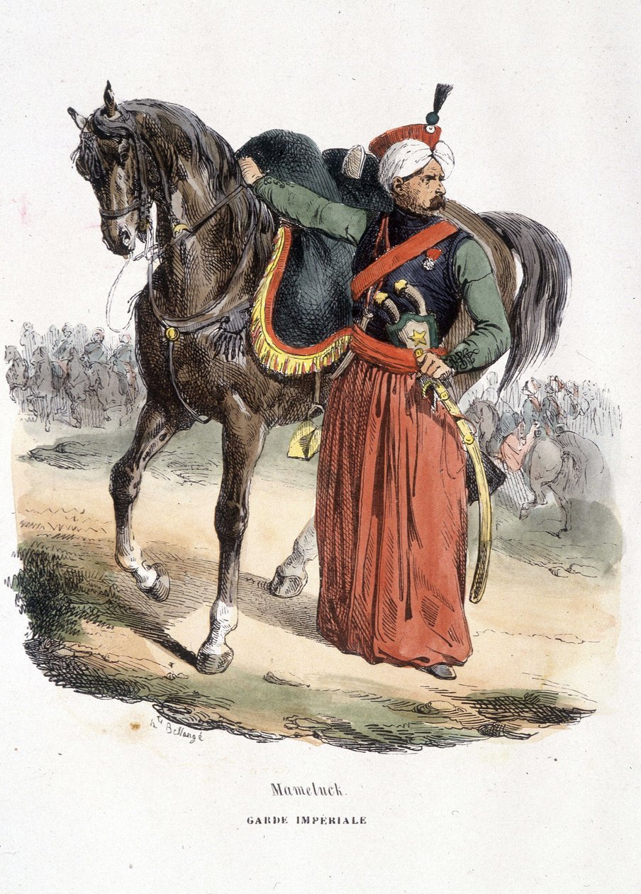 Mameluk van de Keizerlijke Garde door French School