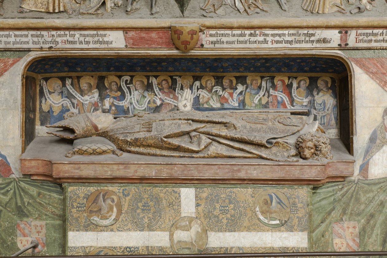 Monument van Adrien de Henencourt door French School
