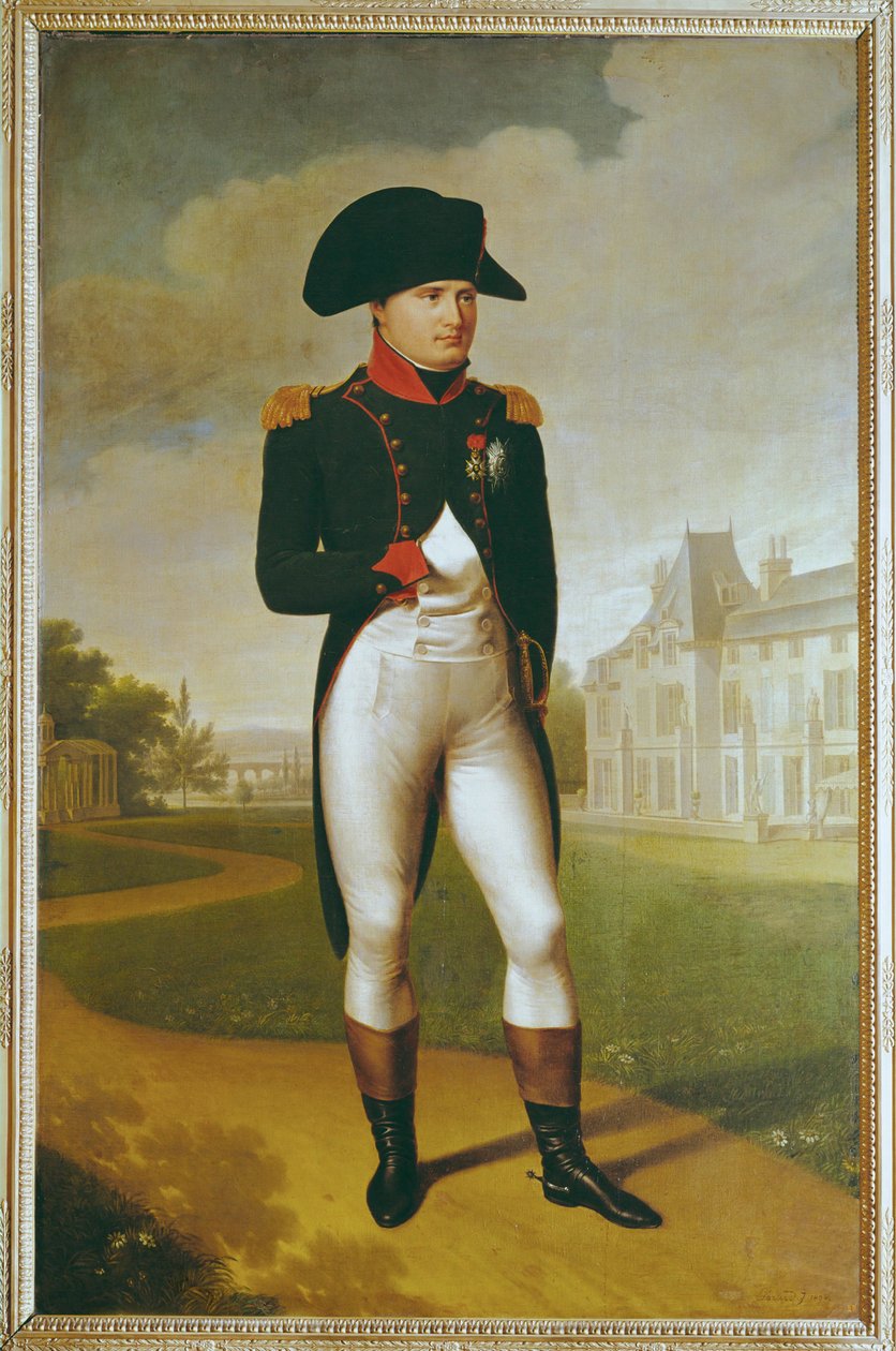 Napoleon I in Malmaison ... door French School
