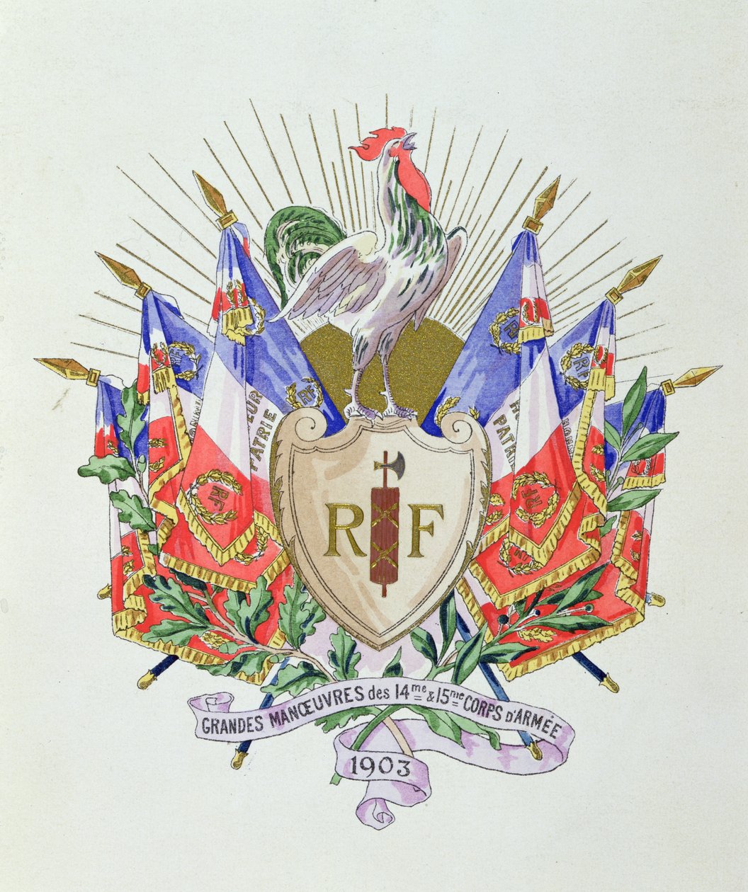 Nationaal symbool van de Franse Republiek, 1903 door French School