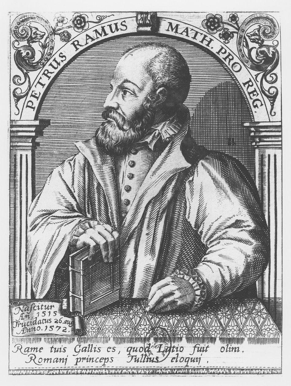Pierre Ramus (gravure) door French School