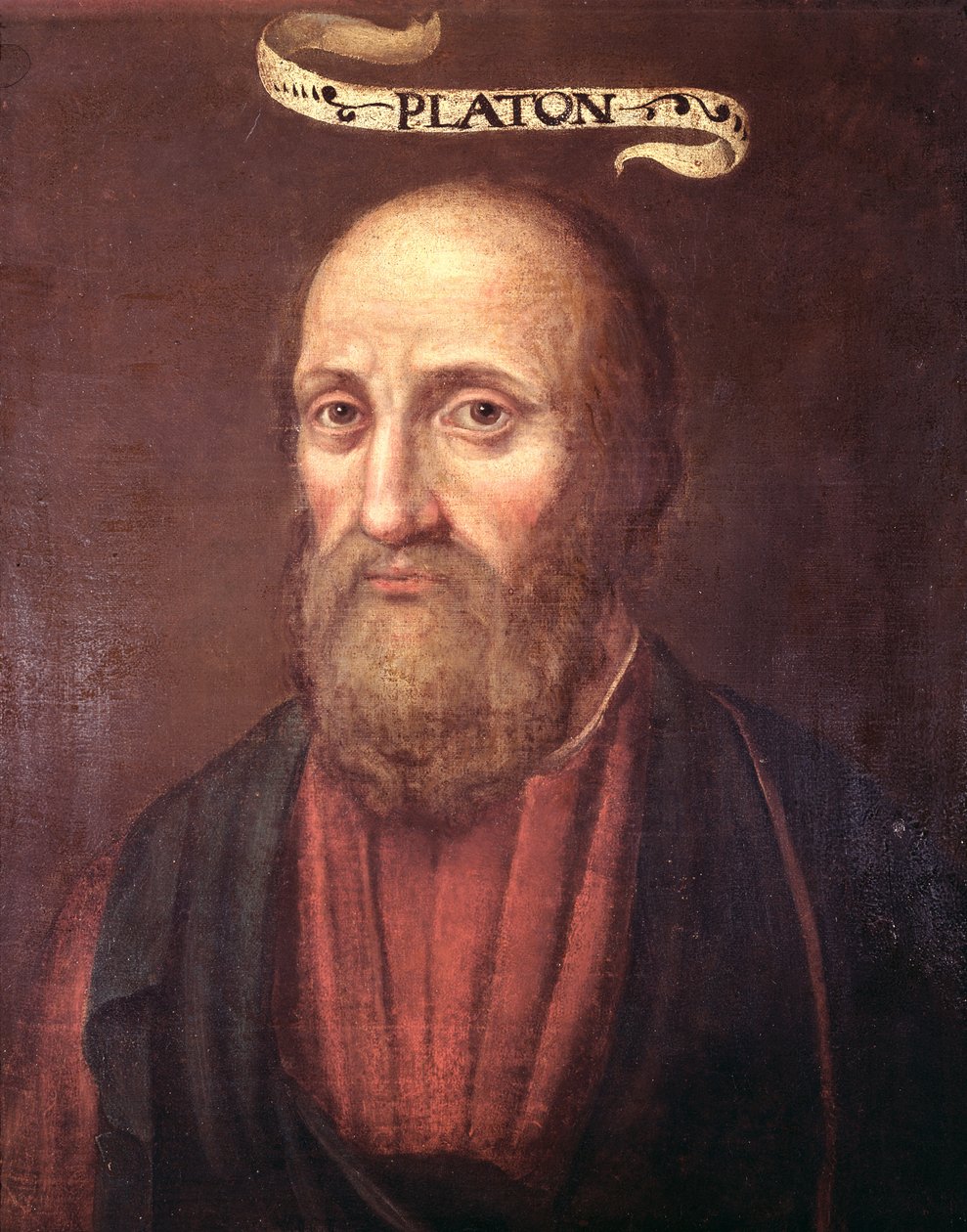 Plato (429-347 v.Chr.), c.1475 door French School