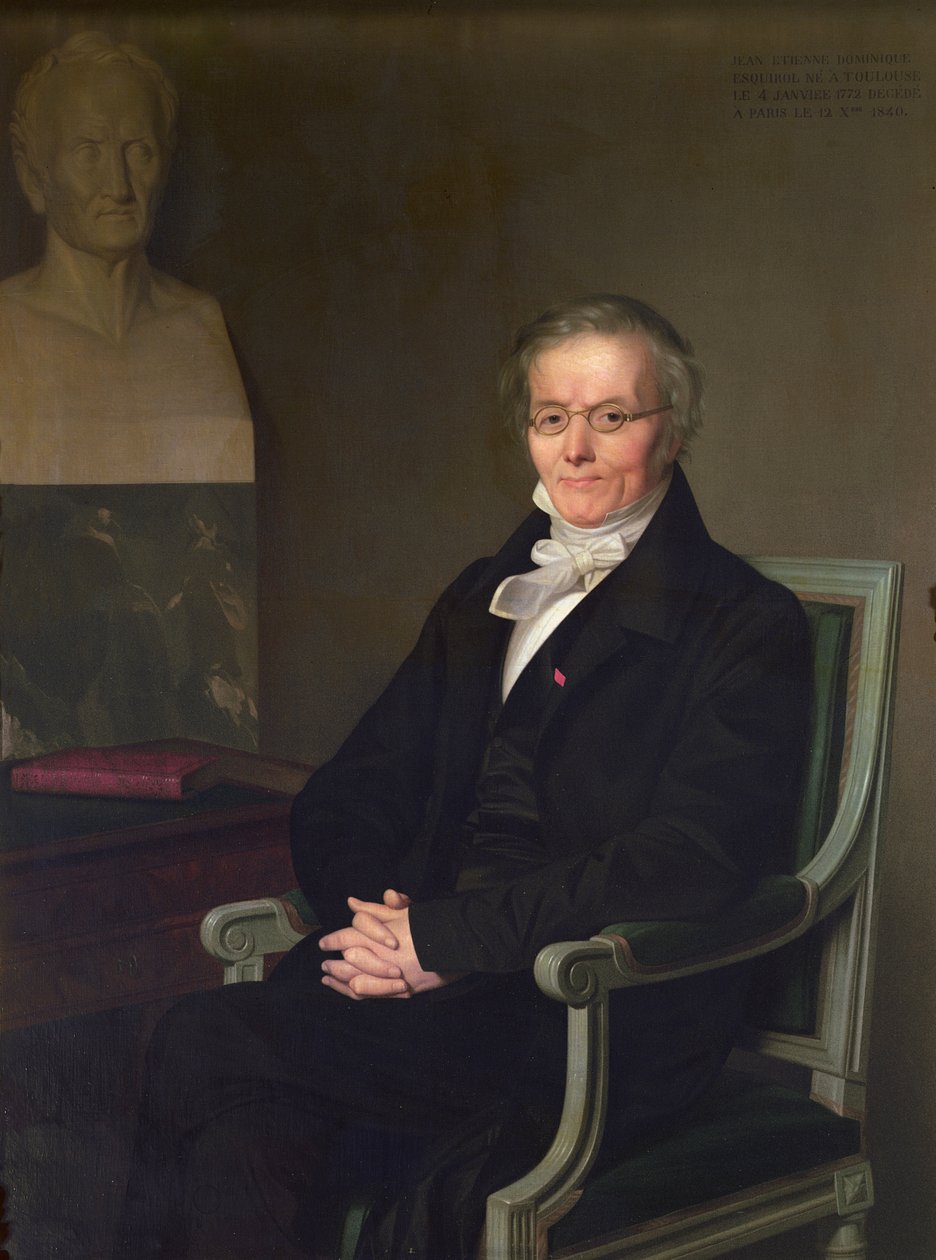 Portret van Etienne Esquirol (1772-1840) door French School