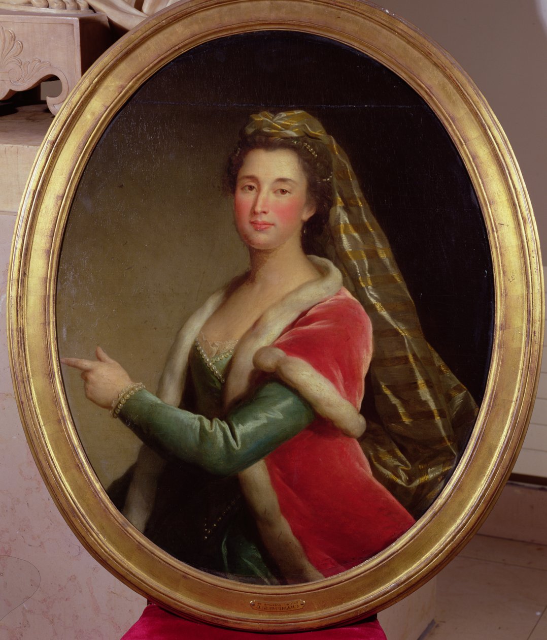 Portret van Madame Champmesle (1642-98) door French School