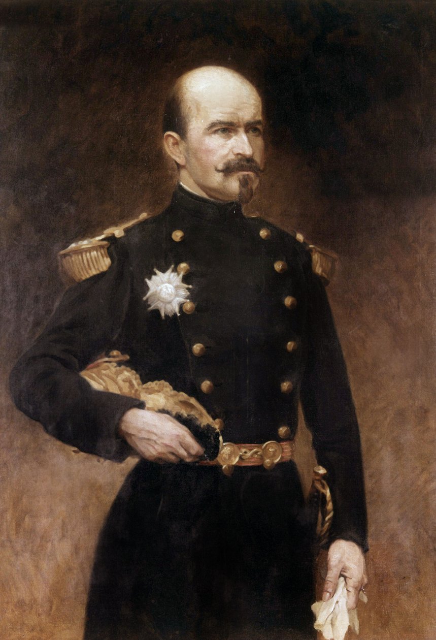 Portret van generaal Louis Jules Trochu door French School