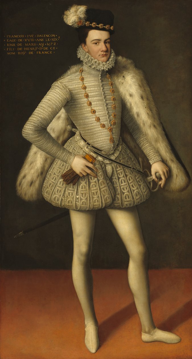 Prins Hercule-François, Hertog van Alençon, 1572 door French School